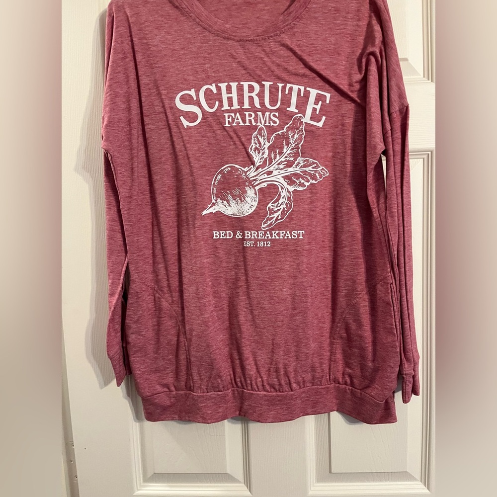 Pink Schrute Farms Sweatshirt